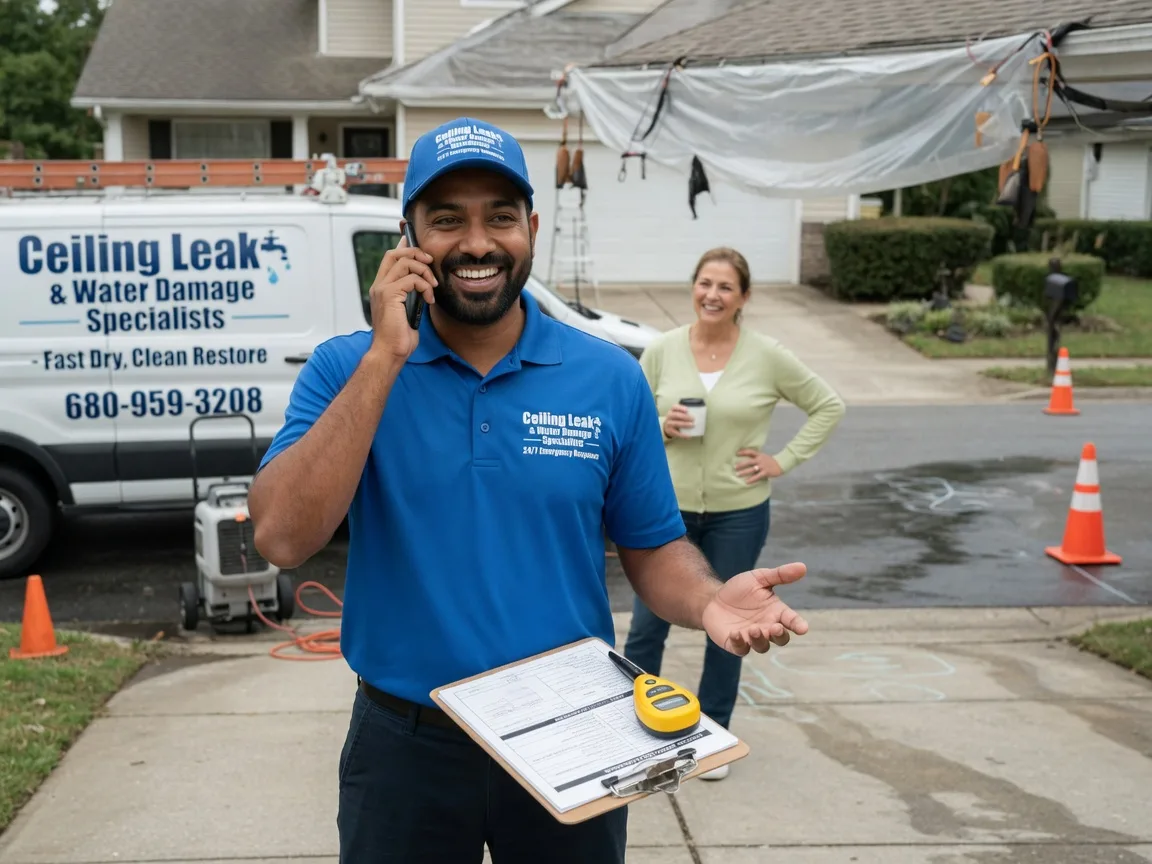 Ceiling Leak Cleanup Badger, IA FAQs